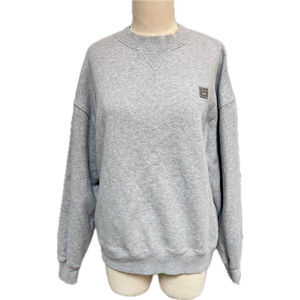 Acne Studios Boxy Yana Face PSS17 Sweatshirt Made in Portugal Small